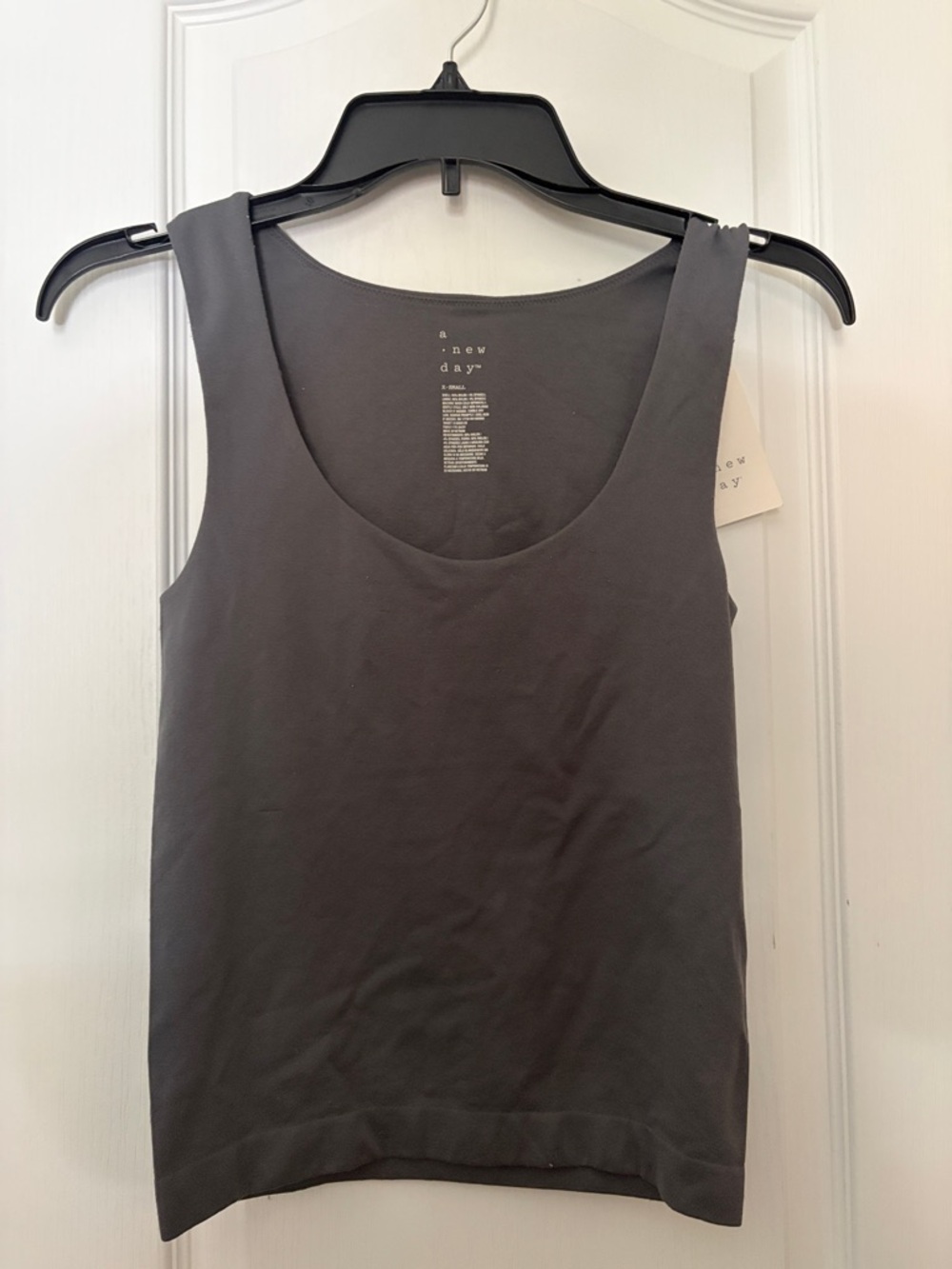 a new day Charcoal Scoop Neck Tank Top